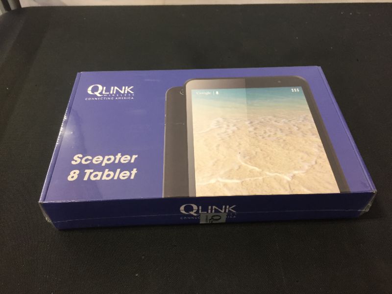 Photo 2 of Q Link Wireless Scepter 8, 1GB RAM, 16GB Flash Memory, 8IN, Android (FACTORY SEALED)
