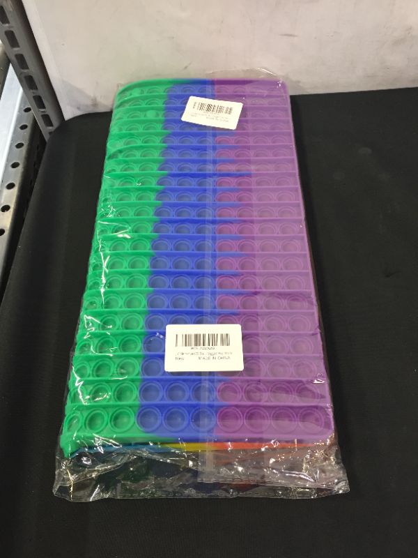 Photo 1 of J.Y.Memorize 400 Bubbles Pop, Largest Biggest Pop World, Rainbow Square Jumbo Giant Pop Big, Extra Large Pop Size Fidget XL Huge Pop Mega, Super Popper Popping 15.7 inch Grande Massive Pop 40cm
