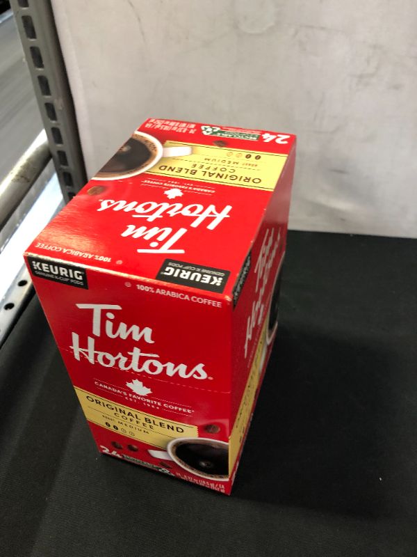 Photo 2 of 72 Ct Tim Hortons Original Blend Coffee 72-Count (3 Boxes of 24) K-Cup ® Pods. Coffee - Kosher Single Serve Pods
EXP SEP 3 2022