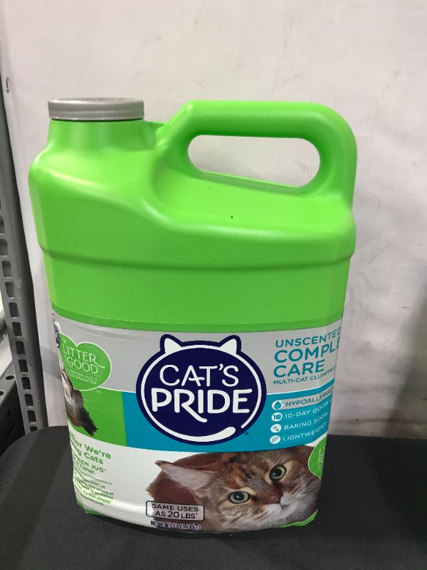 Photo 2 of Cat's Pride Complete Care Unscented Multi-Cat Clumping Clay Litter, 10-lb jug