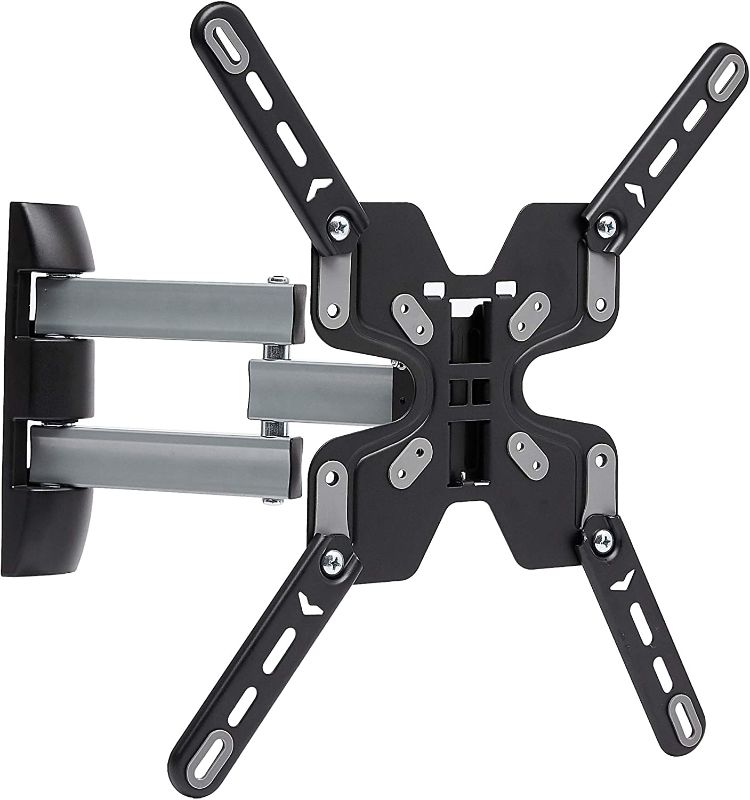 Photo 1 of Amazon Basics Triple Arm Full Motion Articulating TV Wall Mount, fits TVs 32-70 " up to 55lbs
