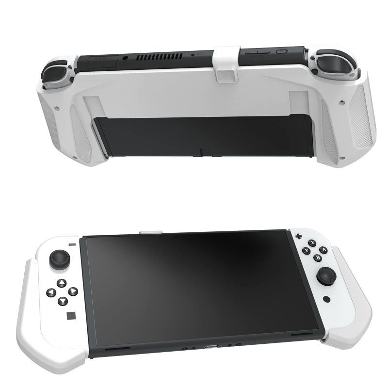 Photo 1 of JOYTORN Switch OLED Dockable Grip Case for Nintendo Switch OLED Model,Switch OLED Accessories Protective Case Grip for Switch Gamers Unknown Binding
