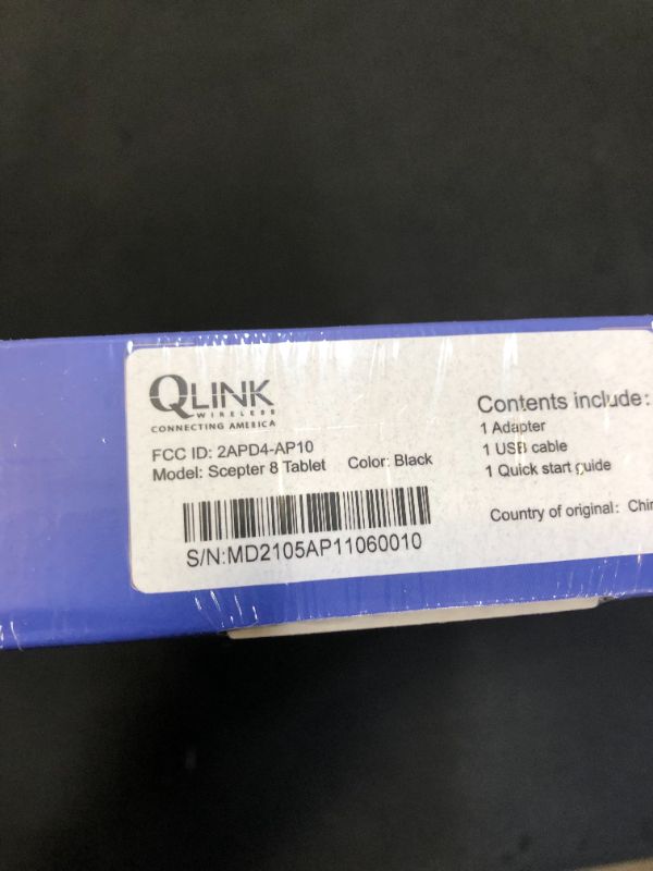 Photo 3 of Q Link Wireless Scepter 8, 16GB, Android FACTORY SEALED