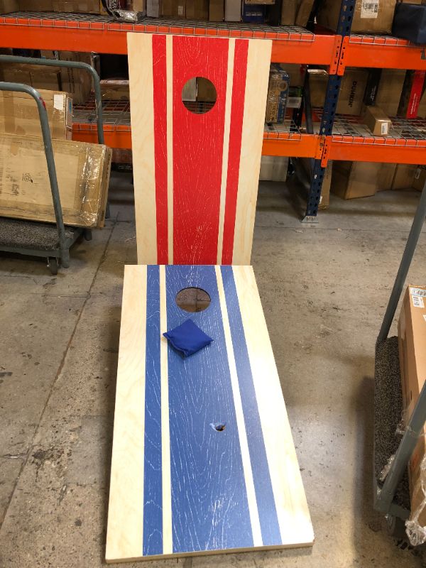 Photo 2 of 4' x 2' Cornhole Set with Carrying Case