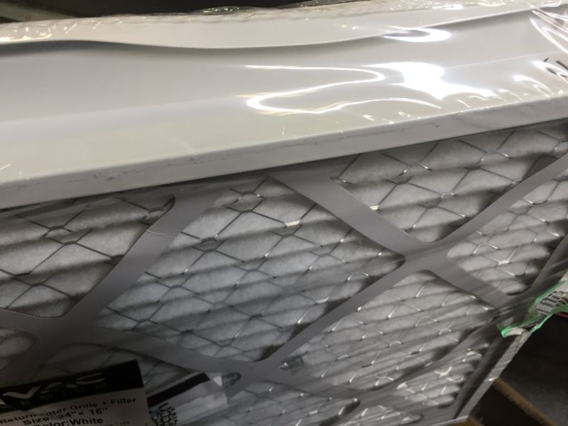 Photo 6 of 24" X 16" RETURN AIR FILTER GRILLE * FILTER INCLUDED * - REMOVABLE FACE/DOOR
