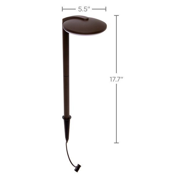 Photo 1 of 4 Pcs GreenLighting Modern Aluminum Low Voltage Path Light - High End Landscape Light (Brown) With clip onto the power source----*Cable and Transformer NOT Included*--- Path Lights Only 
