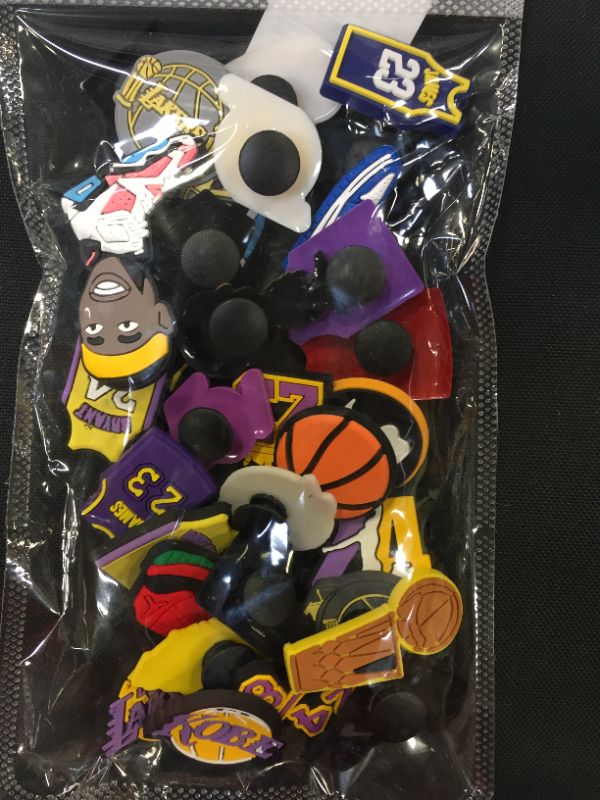 Photo 3 of Assorted  Basketball Shoe Decoration for Clog Pins Accessories ---factory sealed