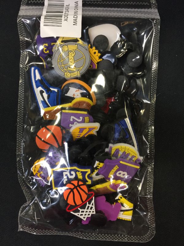 Photo 4 of Assorted  Basketball Shoe Decoration for Clog Pins Accessories ---factory sealed