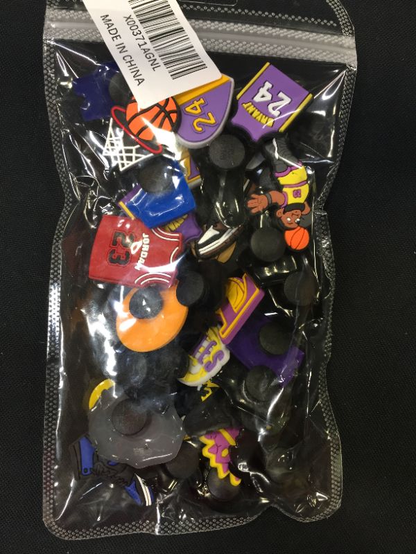 Photo 2 of Assorted  Basketball Shoe Decoration for Clog Pins Accessories ---factory sealed