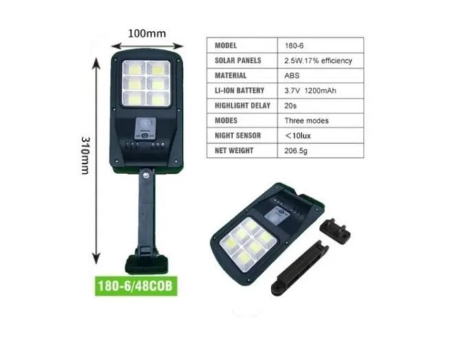 Photo 1 of  Luminaria Led Solar Chip 48 Cob 50w + Control 3 Modos-----4pack  /  8count----factory sealed