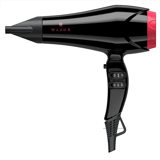 Photo 1 of Professional Ceramic Ionic Hair Dryer 1875W Lightweight AC Motor Low Noise Hair Blow Dryer 2 Speeds and 3 Heat Settings with Concentrator