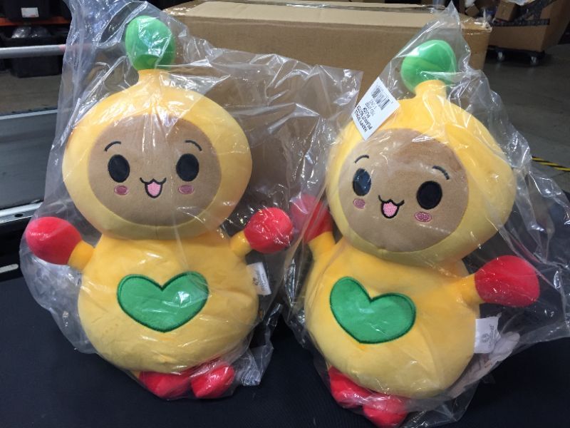 Photo 1 of 2pcs ---2 Scoops Friends with You Happy World Peanut Butter Plush   7" x 11.5" x 15.5" 
