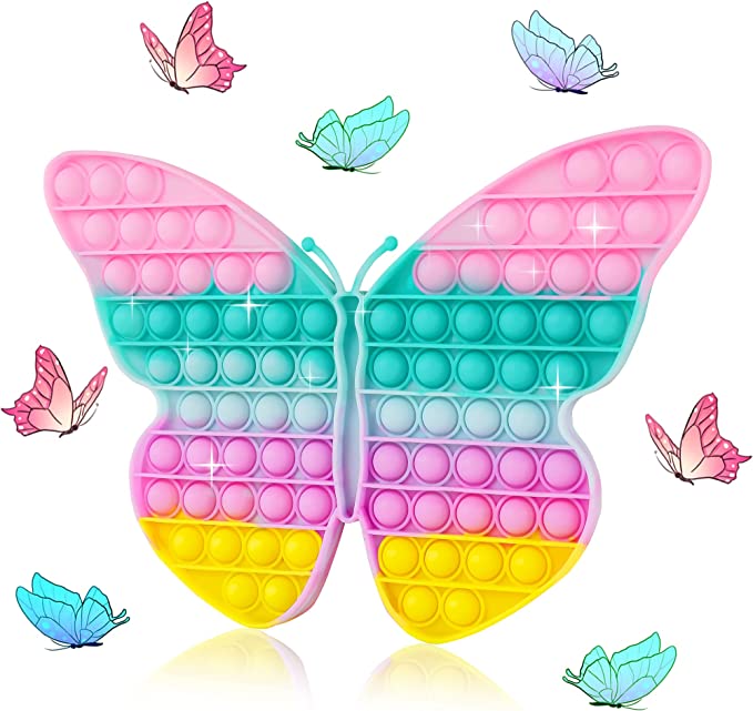 Photo 1 of Big Size Pop Toy It XL Jumbo Giant Large Mega Huge Biggest Cute Butterfly Animal, Girl Kids Easter Gifts