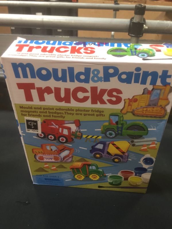 Photo 3 of Aviaswin Craft Kits for Kids, 6 Play Monster Trucks to Mold and Paint with Stickers for Creativity and Play, Ages 5 and Up---factory sealed