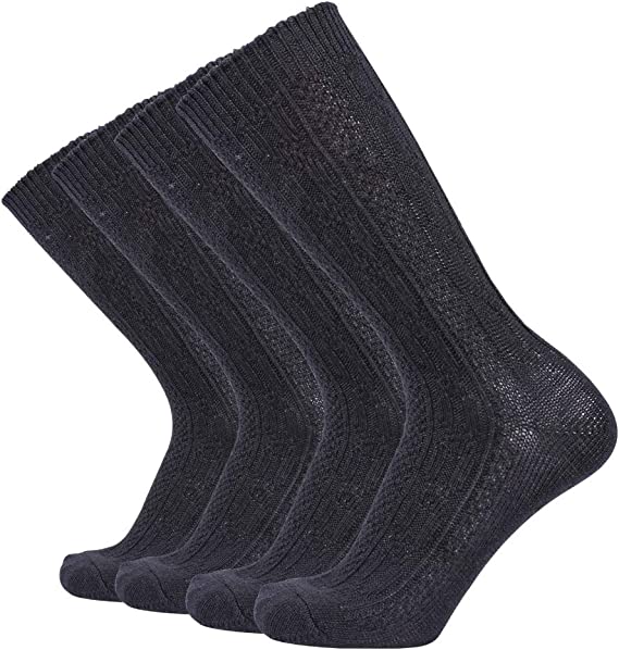 Photo 1 of Enerwear Women's 4 Pack Casual Wool Crew Socks