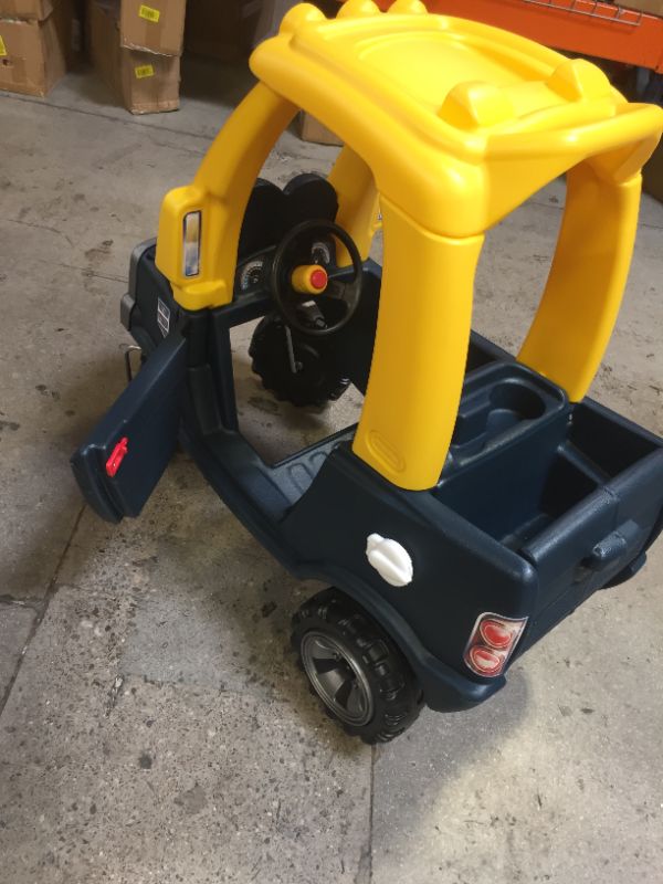 Photo 3 of Little Tikes Cozy Truck Ride-On with removable floorboard
