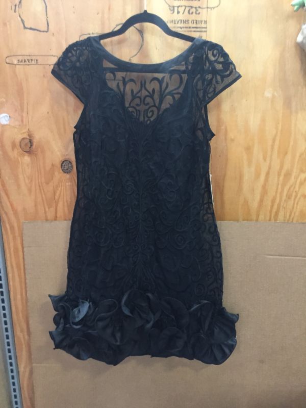 Photo 4 of Guess Women's Short Sleeve Cocktail Dress with Lace Panel  Size 8