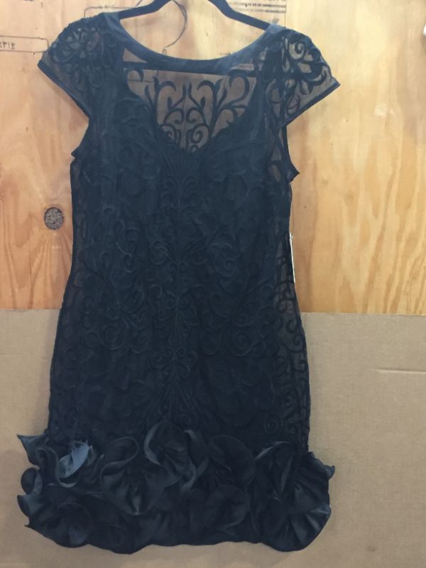 Photo 2 of Guess Women's Short Sleeve Cocktail Dress with Lace Panel  Size 8