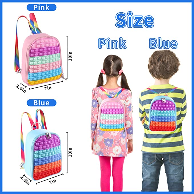 Photo 1 of DHQH Toys for Anxiety - Mini Backpack for Girls, Book Bag Gifts for School Supplies, Oversized Tie Dye Silicone Bag for Kids