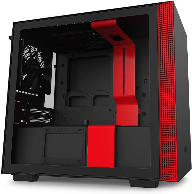 Photo 1 of PARTS ONLY---NZXT H210 - CA-H210B-BR - Mini-ITX PC Gaming Case ONLY