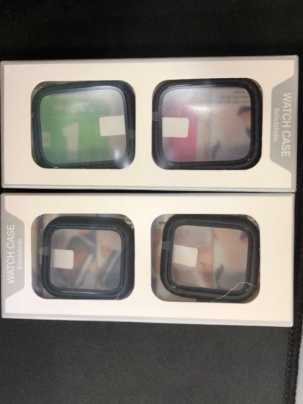 Photo 1 of [2 Pack] Compatible for Apple Watch Case Series 6/SE/5/4 40mm with Screen Protector, Waterproof Hard PC Case Ultra-Thin HD Clear Bumper All Around Protective Cover Anti-Fog for iWatch Men Women
