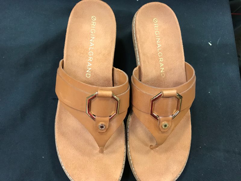 Photo 4 of Cole Haan Women's Originalgrand Flatform Thong Sandal Wedge