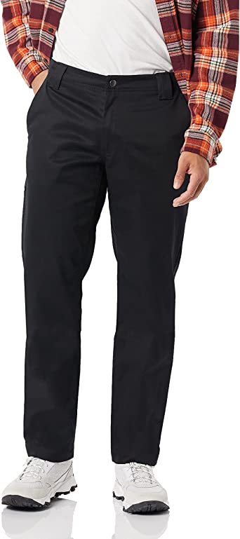 Photo 1 of Amazon Essentials Men's Work Pant Black--Size 31x34