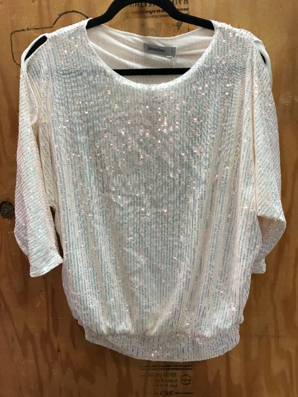 Photo 1 of JASAMBAC Women's Sparkle Sequin Tops--Size  S