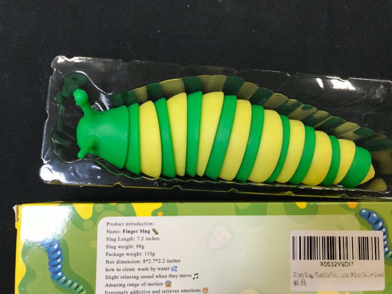 Photo 5 of 3D Printed Jointed Toy, Bendable Toy for Anxiety to Relax, 7.5 Inch Hand Sensory Toy and Easter Basket (Yellow-Green)