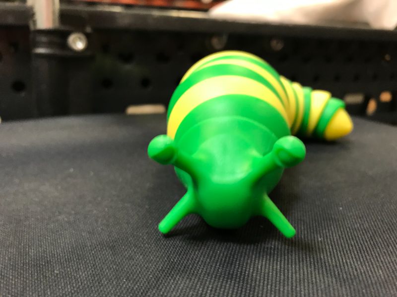 Photo 3 of 3D Printed Jointed Toy, Bendable Toy for Anxiety to Relax, 7.5 Inch Hand Sensory Toy and Easter Basket (Yellow-Green)