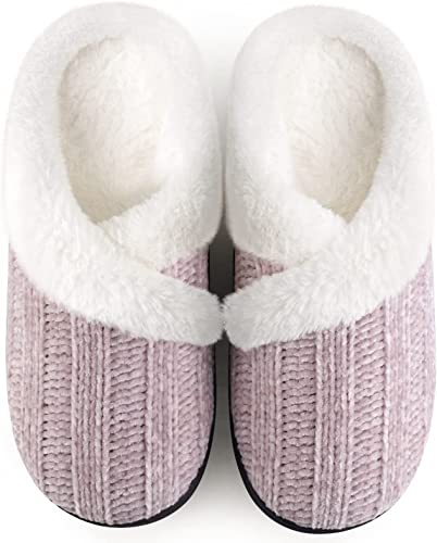 Photo 1 of Homitem Mujer Home Slippers - Memory Foam Outdoor Indoor Warm Slippers with Faux Fur Lining---Size 40/41