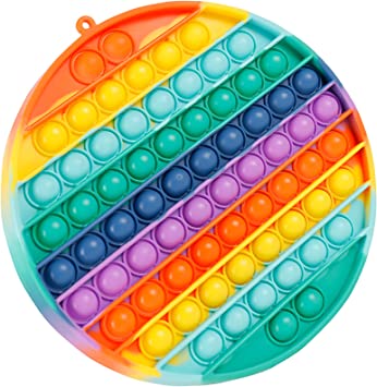 Photo 1 of 8.inches Roun Pop Poppers Stress Relief Sensory Toy 
