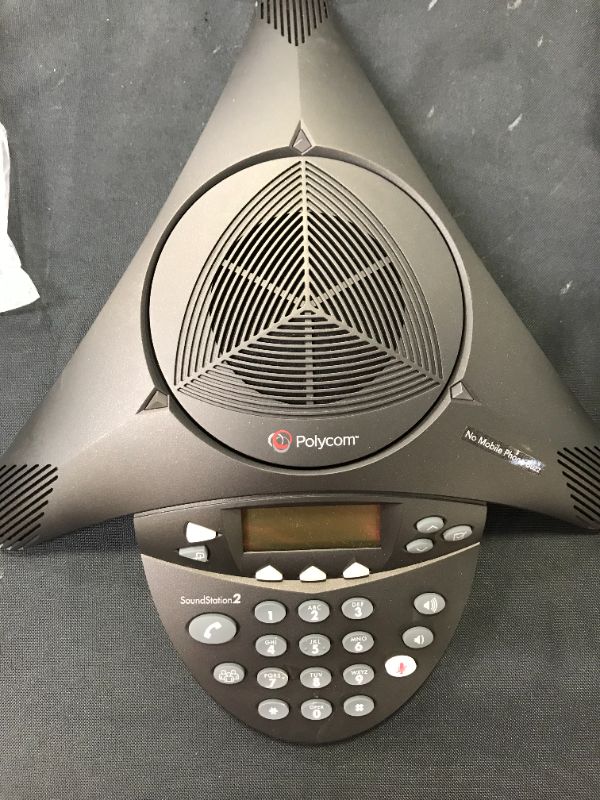 Photo 2 of Polycom SoundStation 2 Non Expandable Analog Conference Phone (2200-16000-001)