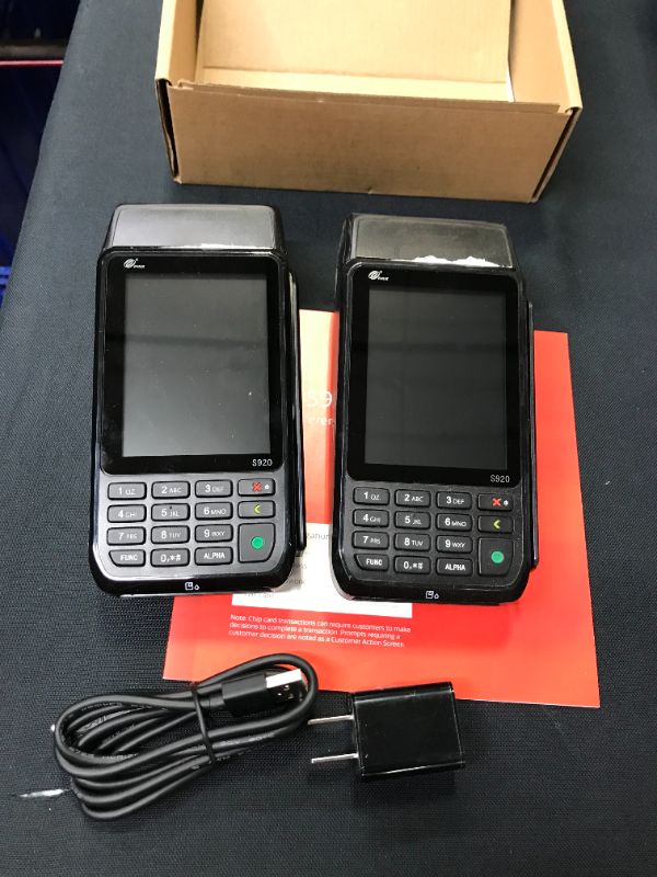 Photo 3 of PAX S920 Mobile Payment Terminal -(2 terminals)