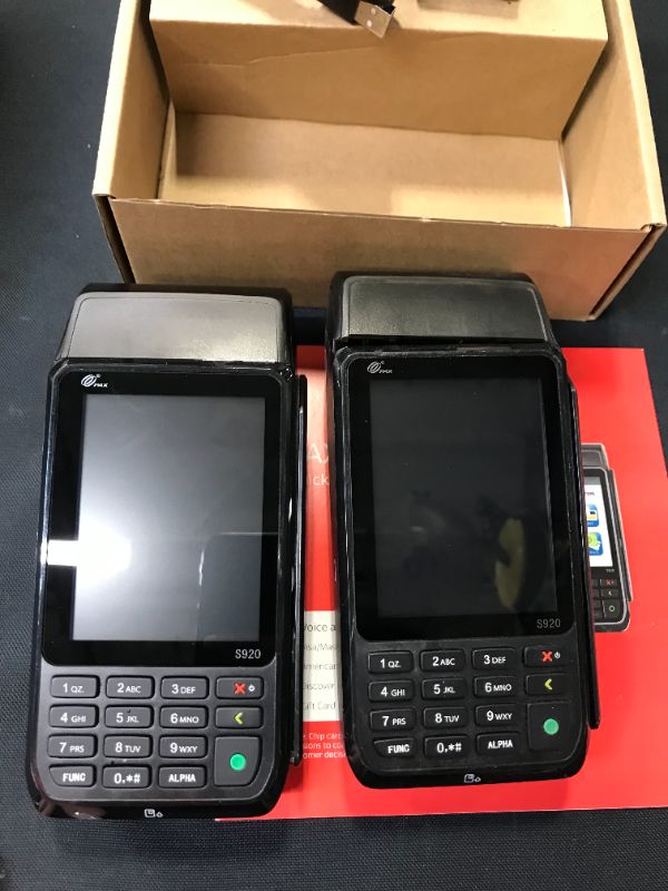 Photo 2 of PAX S920 Mobile Payment Terminals ( 2 Terminals )