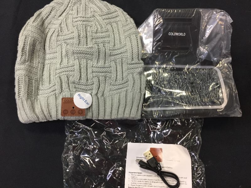 Photo 1 of GoldWorld Bluetooth Beanie Hat,Stocking Stuffers Gifts for Women Men Him Teenage