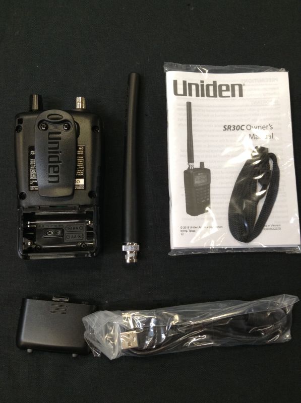 Photo 2 of Uniden Bearcat SR30C, 500-Channel Compact Handheld Scanner, Close Call RF Capture, Turbo Search, PC programable, NASCAR, Racing, Aviation, Marine, Railroad, and Non-Digital Police, Fire, Public Safety