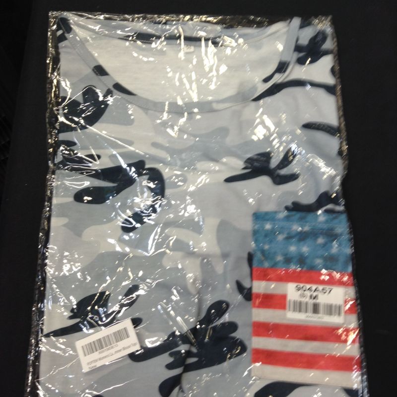 Photo 2 of DDSOL Womens Casual American Flag T Shirt 4th of July Short Sleeve Tee USA Patriotic Summer Blouse Tops-SIZE MEDIUM