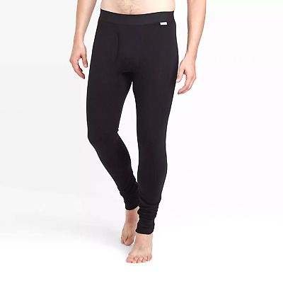 Photo 1 of 5 PCS --Men's Premium Thermal Pants - Goodfellow & Co™ Black Size XXL

