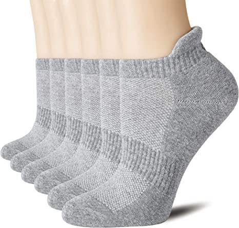 Photo 1 of CelerSport Ankle Athletic Running Socks Low Cut Sports Tab Socks for Men and Women (6 Pairs)-MEDIUM