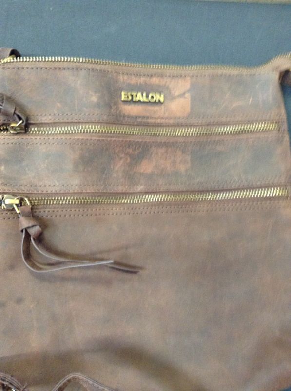 Photo 2 of Brown Faux Leather Side Satchel 