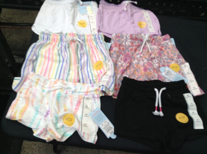 Photo 1 of Toddler Girls' Shorts Pack -----Various Sizes 2T-3T-4T -5T
