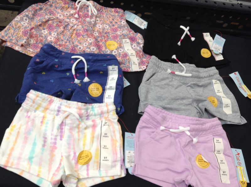 Photo 1 of Toddler Girls' Shorts Pack -----Various Sizes 2T-3T -5T
