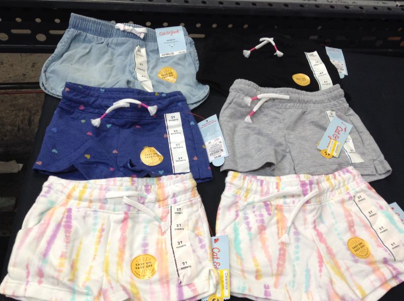 Photo 1 of Toddler Girls' Shorts Pack -----Various Sizes 2T-4T -5T
