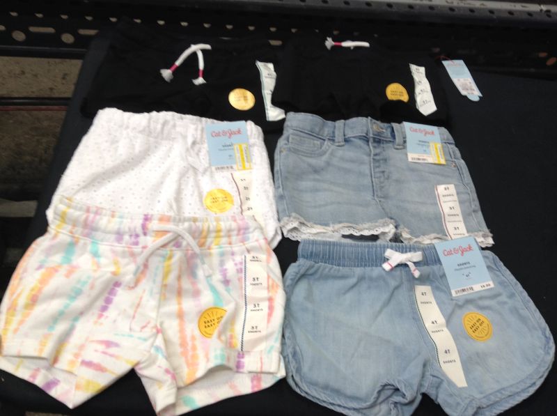 Photo 1 of Toddler Girls' Shorts Pack -----Various Sizes 3T-4T -5T
