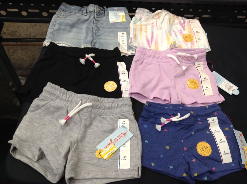 Photo 1 of Toddler Girls' Shorts Pack -----Various Sizes 2T-3T -5T
