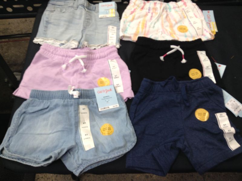 Photo 1 of Toddler Girls' Shorts Pack -----Various Sizes 2T-3T-4T -5T
