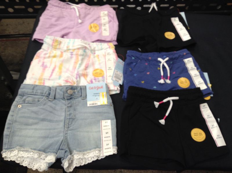 Photo 1 of Toddler Girls' Shorts Pack ----- Sizes 2T-3T 
