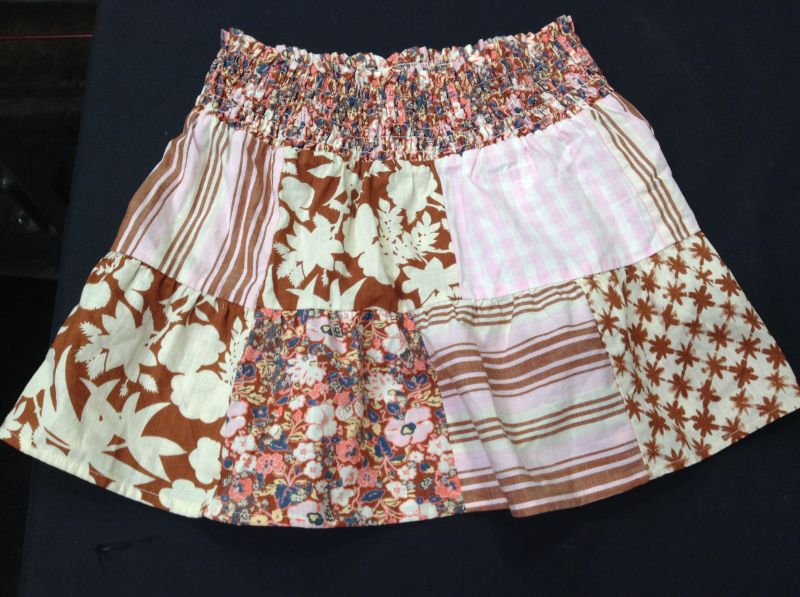 Photo 2 of Girls patchwork tiered skirt--size L 10/12
