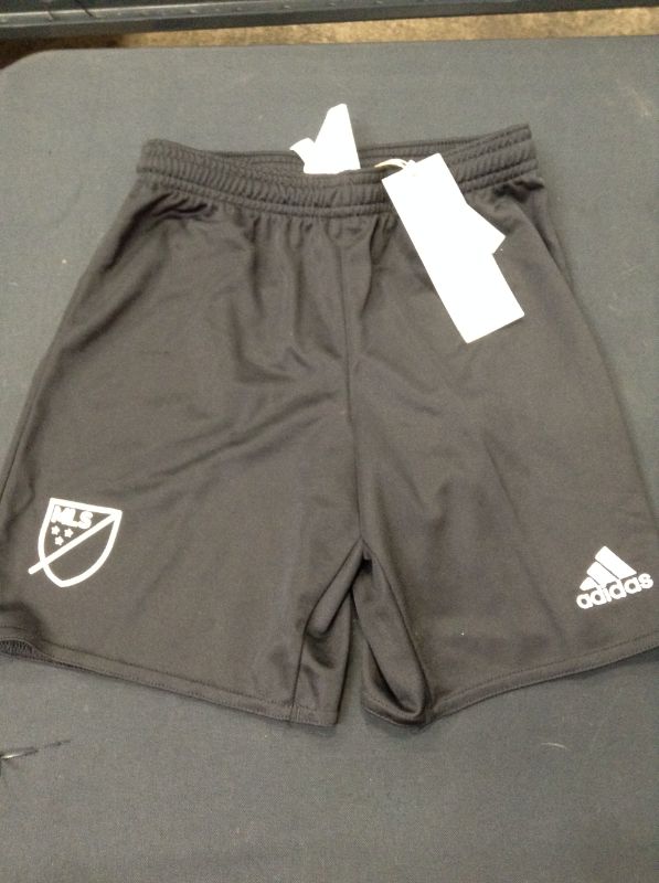 Photo 2 of Adidas MLS Parma Youth Shorts Black/White--size small
